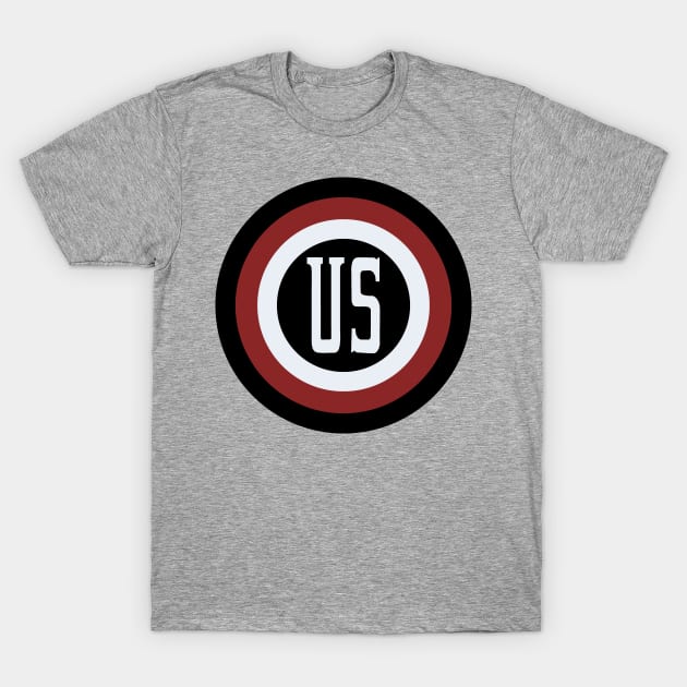 U.S. Agent Shield T-Shirt by ExplodingZombie